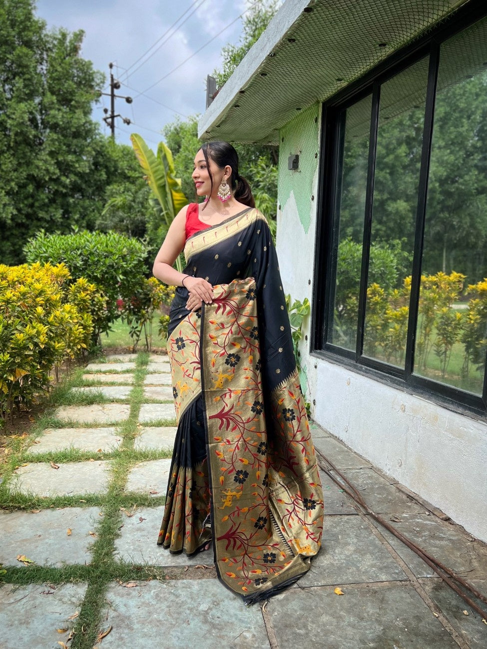 Pure Paithani Silk Saree