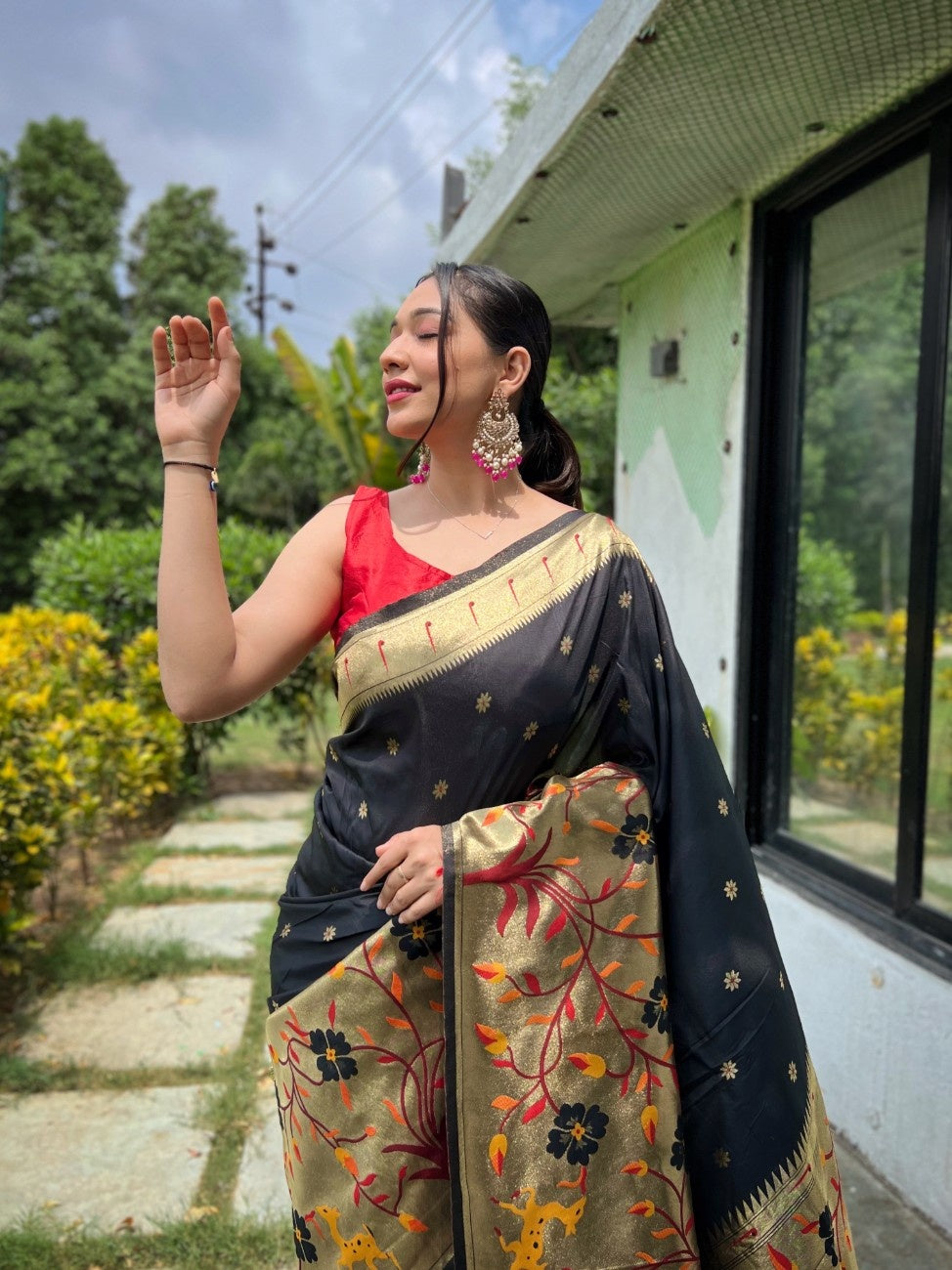Pure Paithani Silk Saree