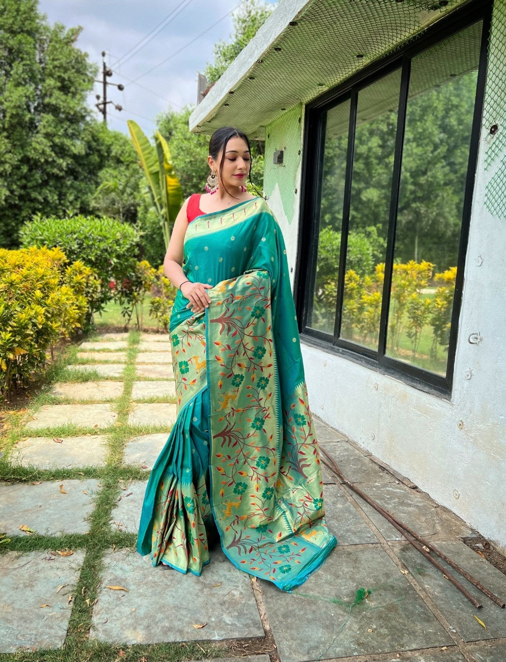 Pure Paithani Silk Saree