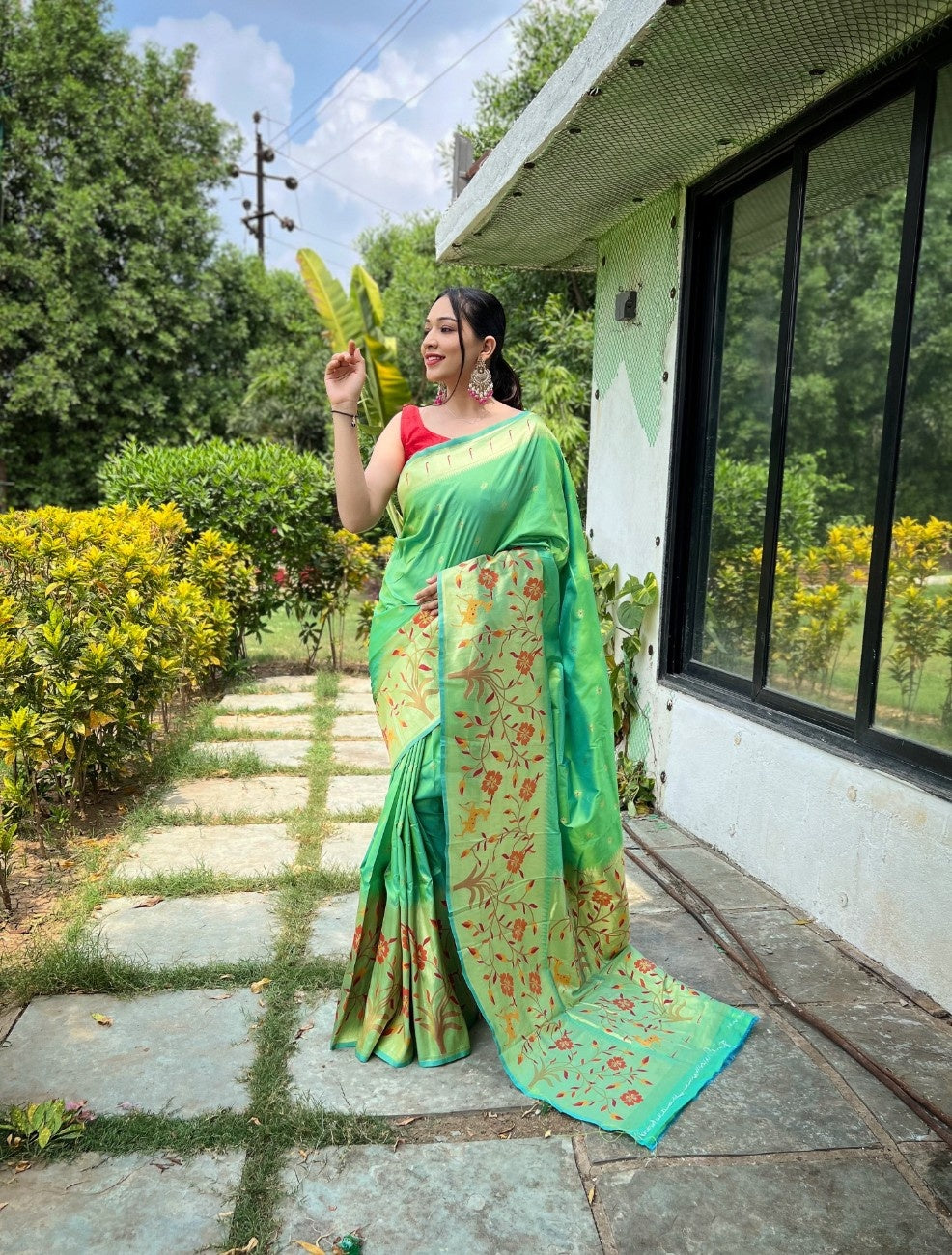 Pure Paithani Silk Saree