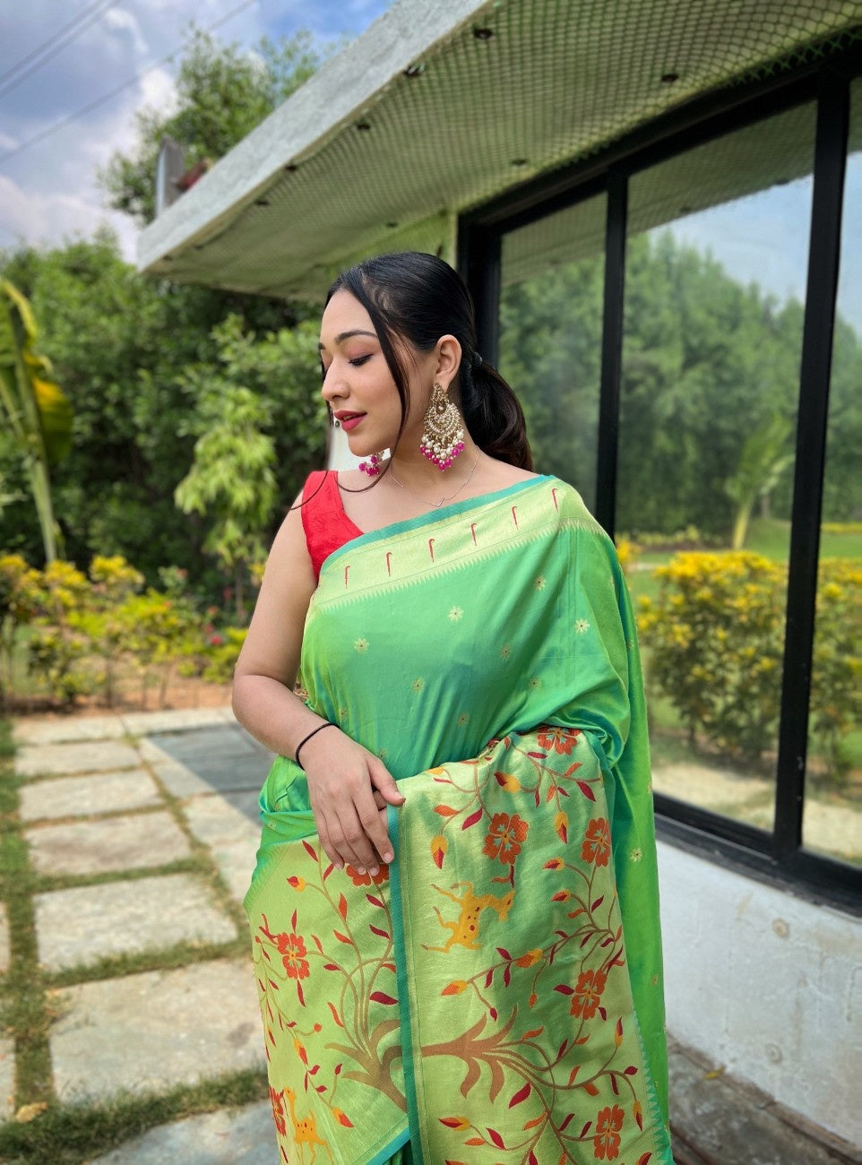 Pure Paithani Silk Saree