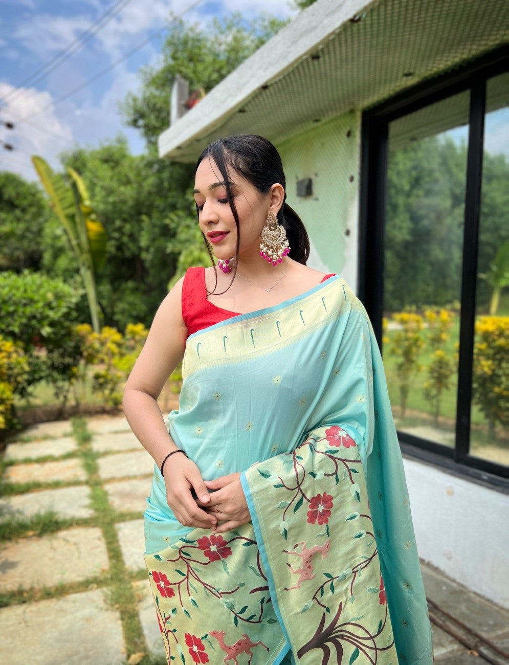 Pure Paithani Silk Saree