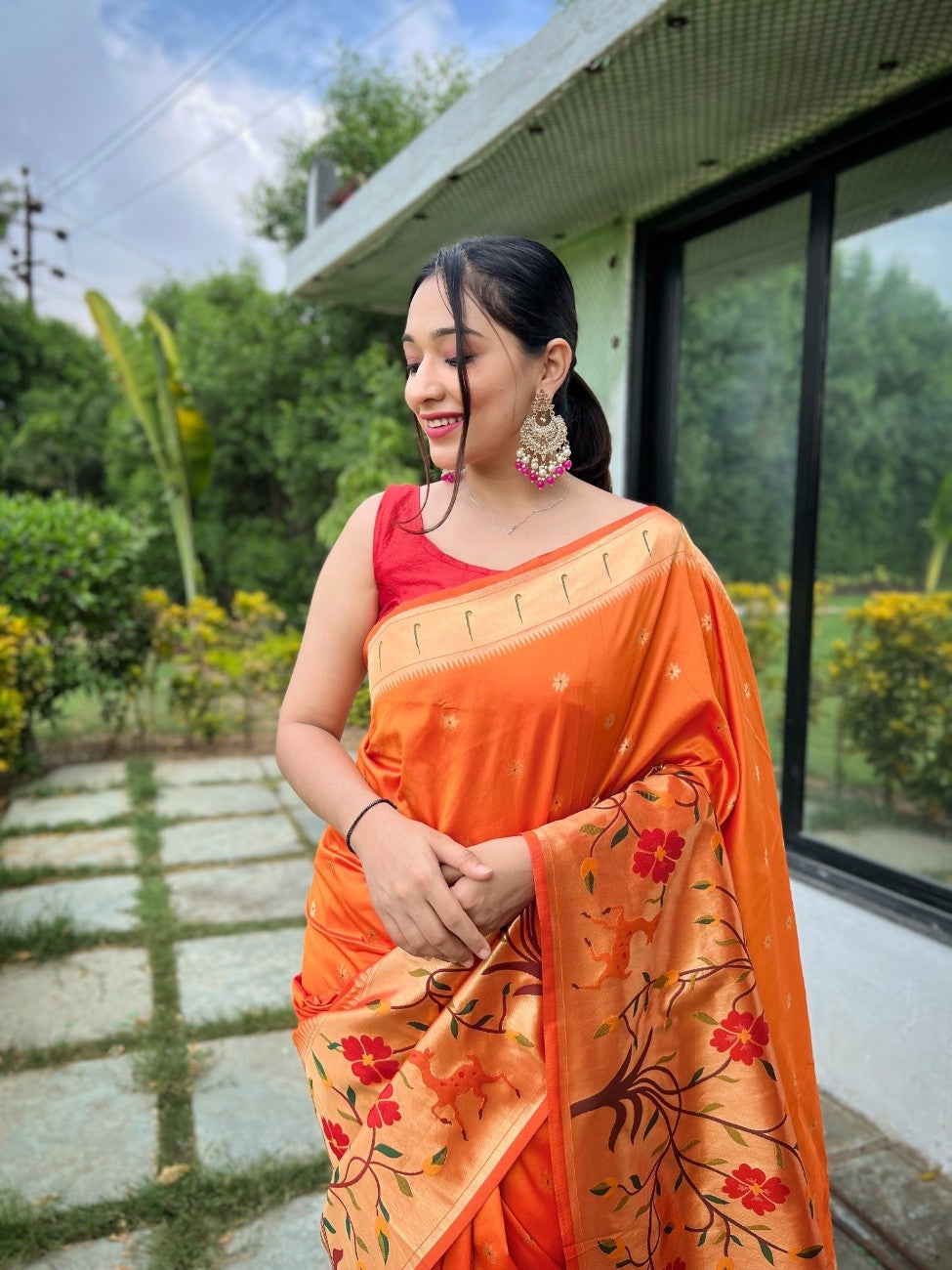 Pure Paithani Silk Saree
