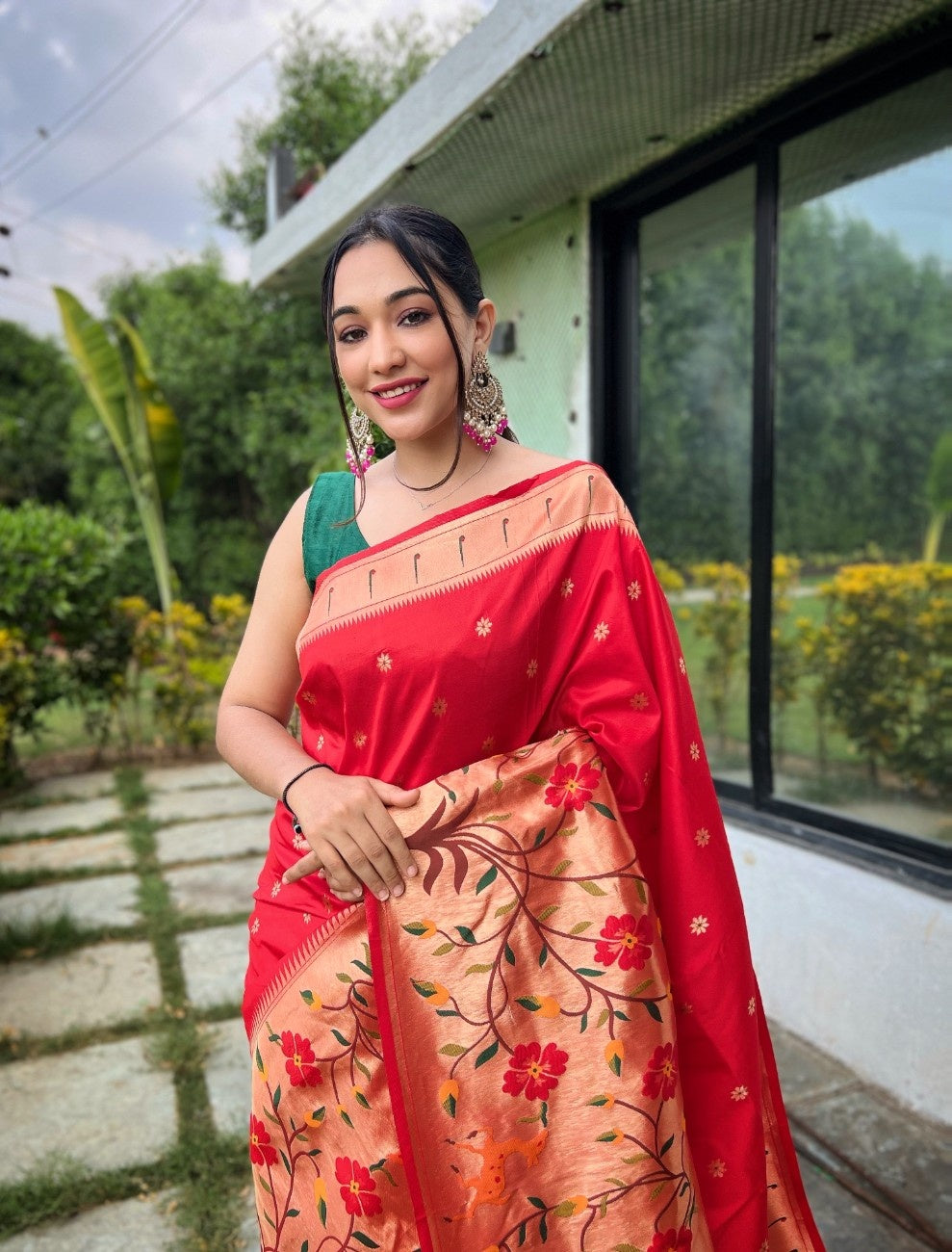 Pure Paithani Silk Saree
