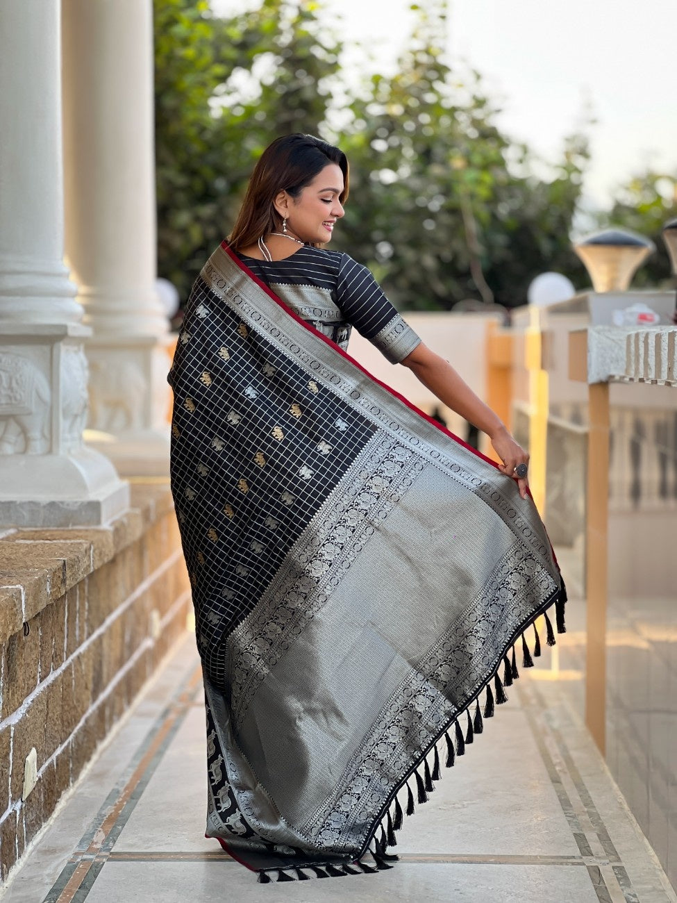 Premium Soft Silk Saree With traditional Pichwai Art