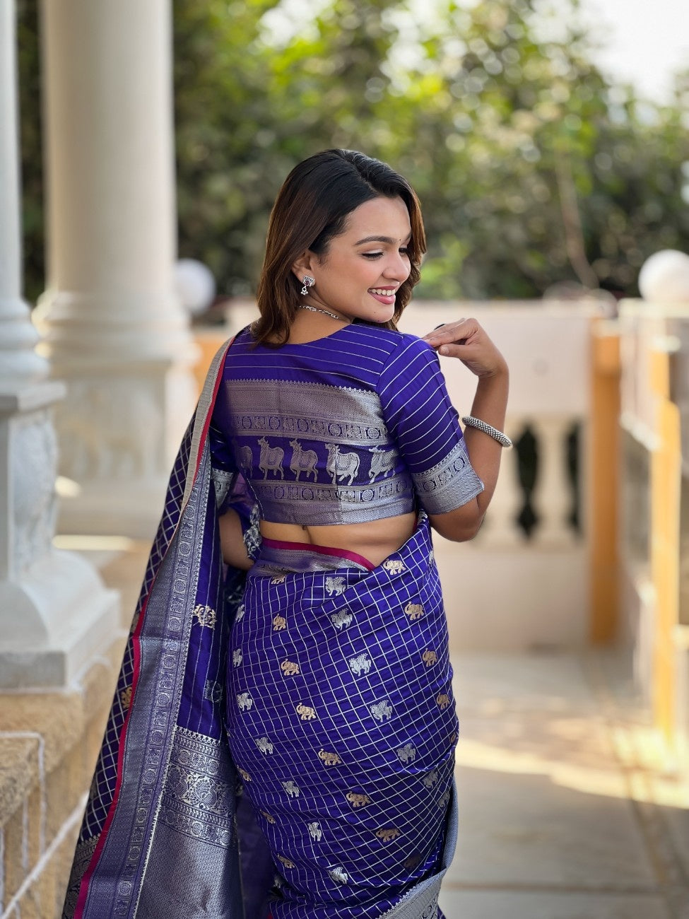 Premium Soft Silk Saree With traditional Pichwai Art