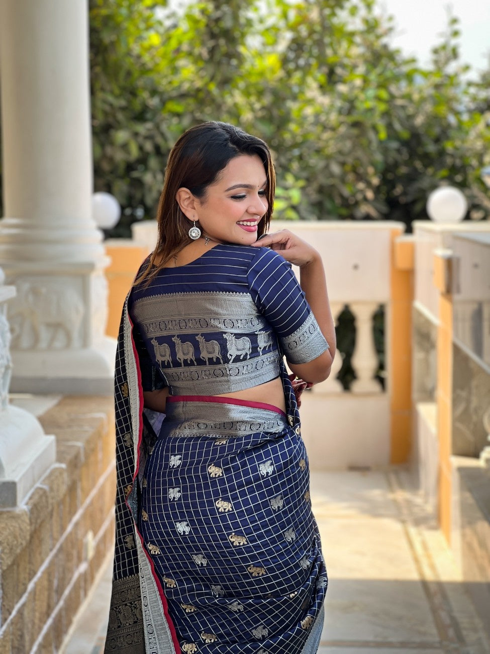 Premium Soft Silk Saree With traditional Pichwai Art