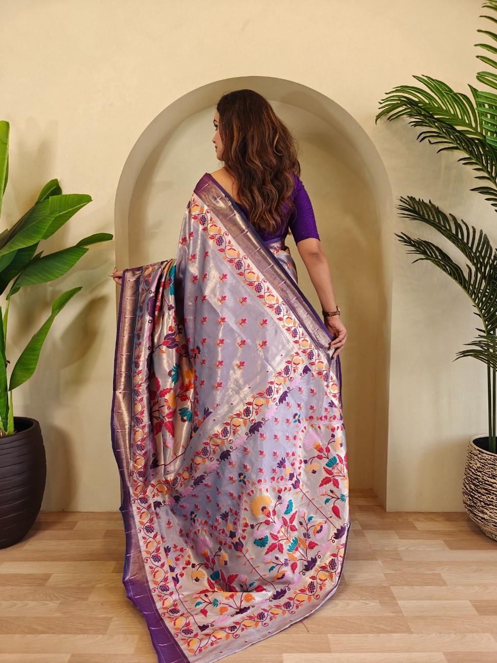 Designer Paithani Weaving sarees