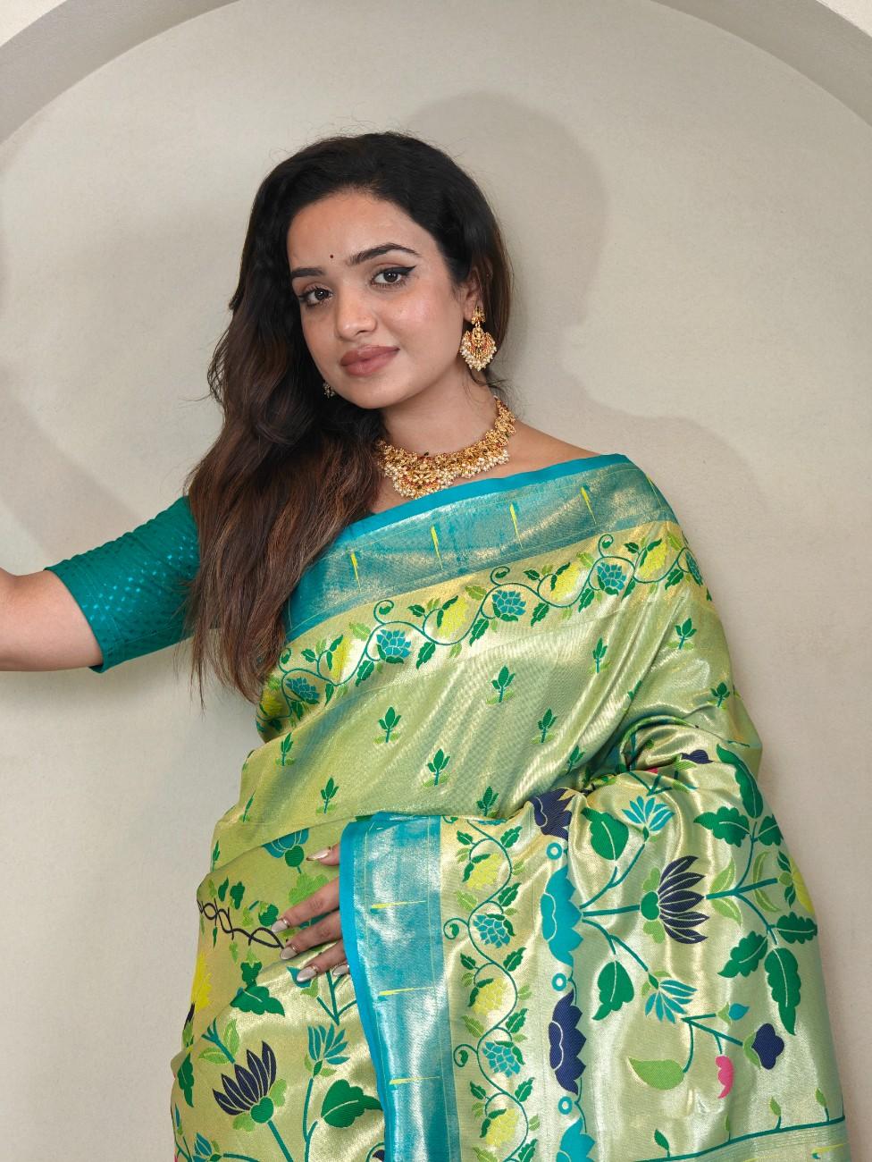 Designer Paithani Weaving sarees