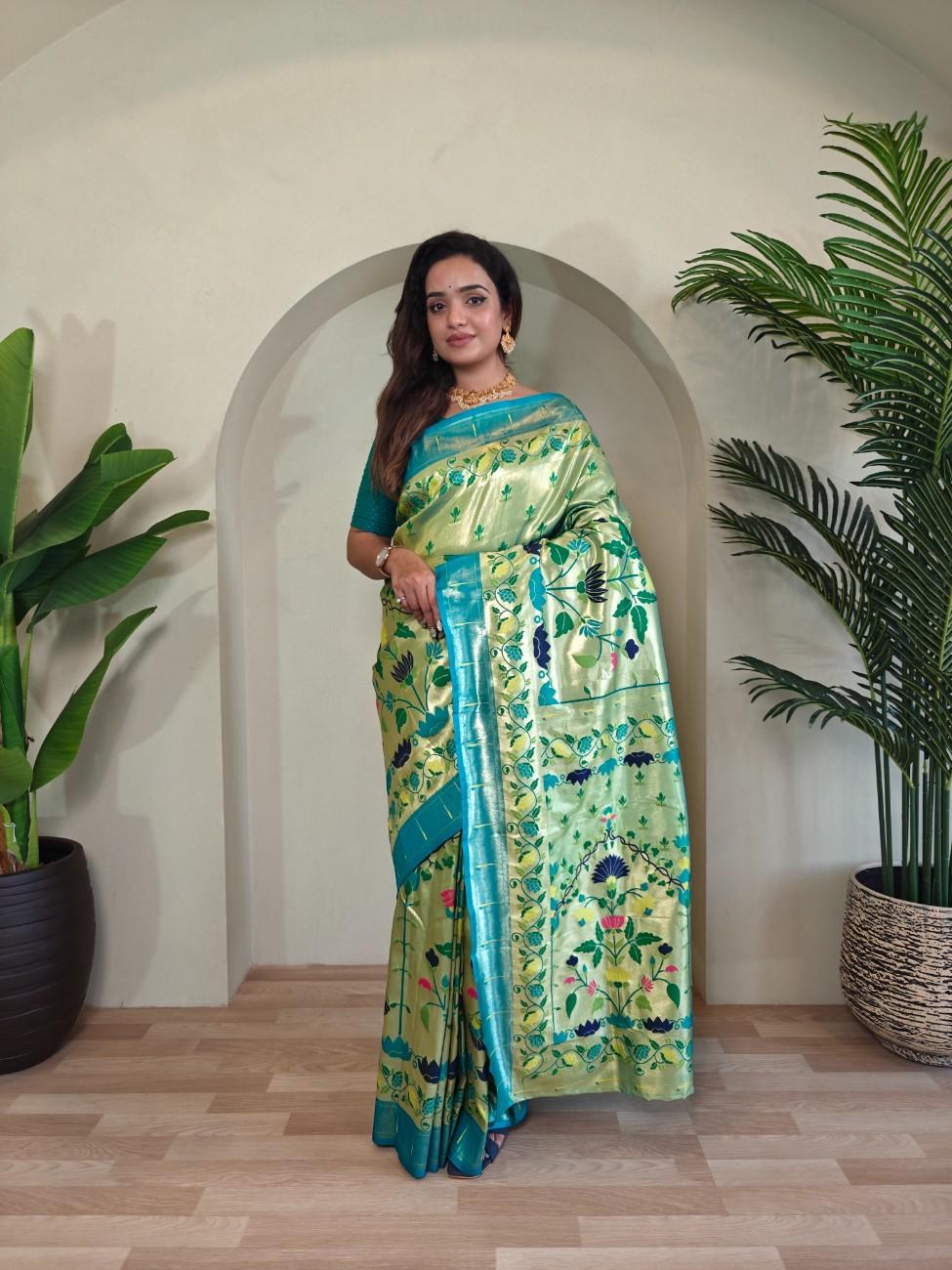 Designer Paithani Weaving sarees