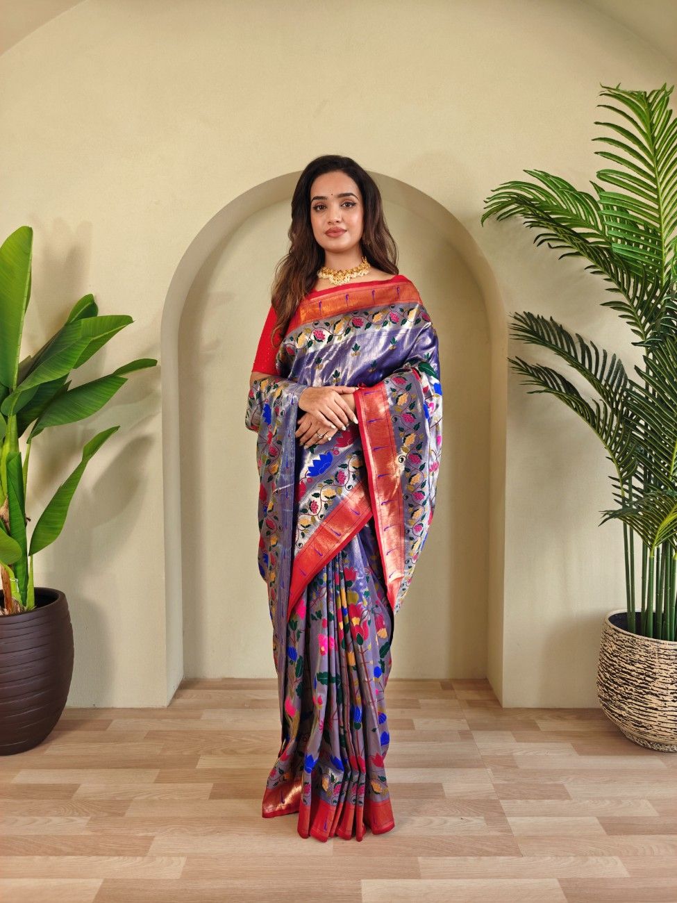 Designer Paithani Weaving sarees