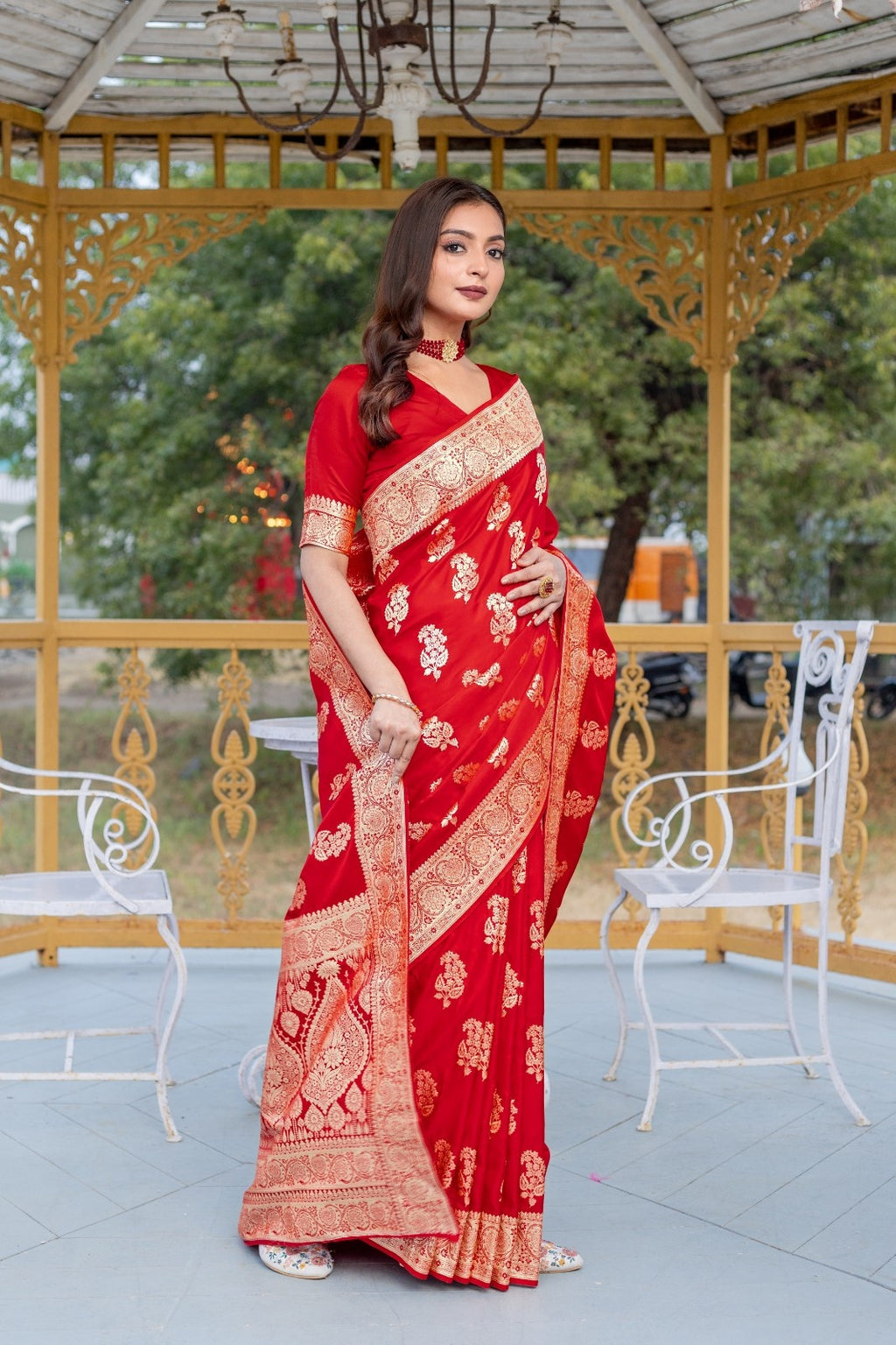 Banarasi Mushro Silk Sarees