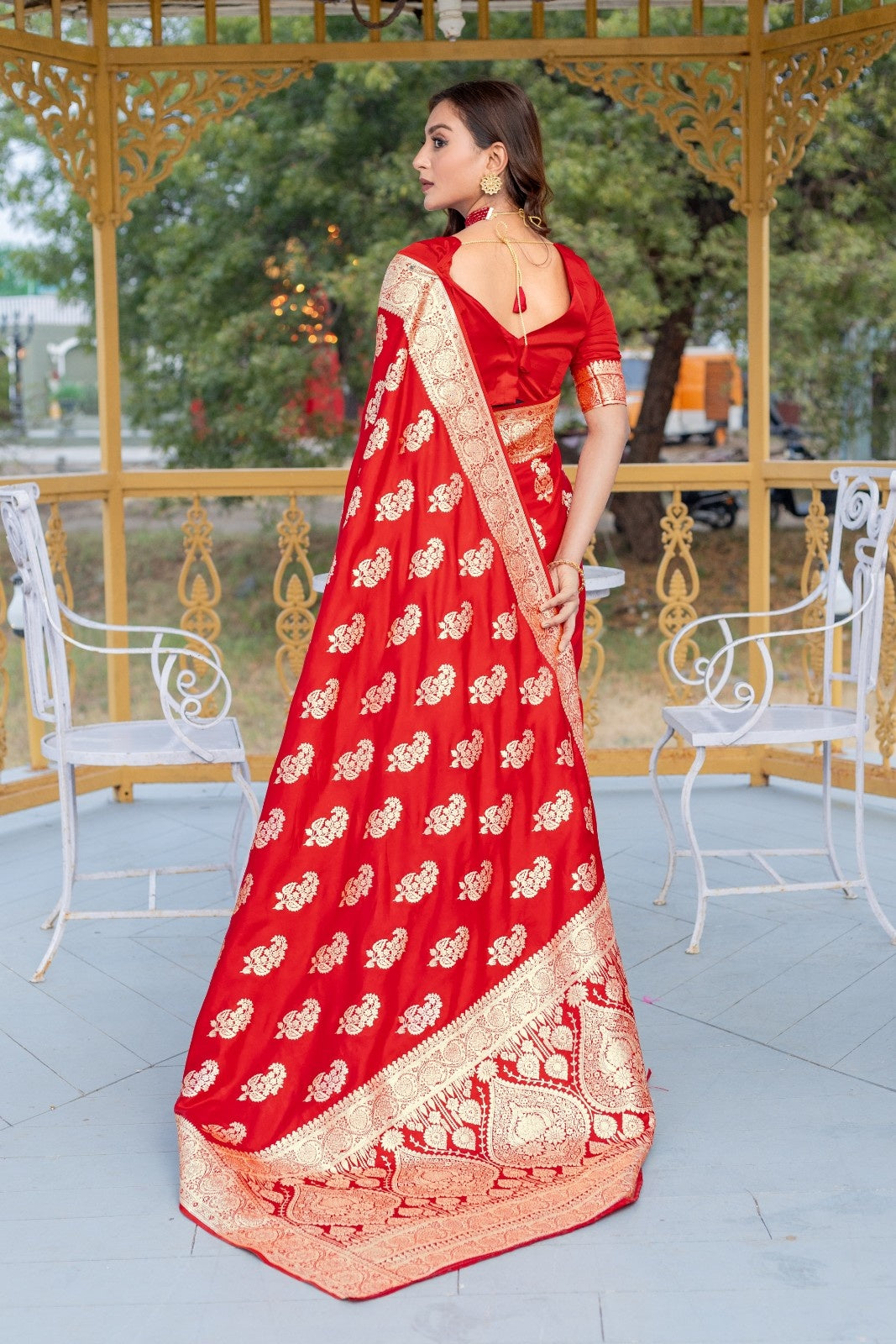 Banarasi Mushro Silk Sarees
