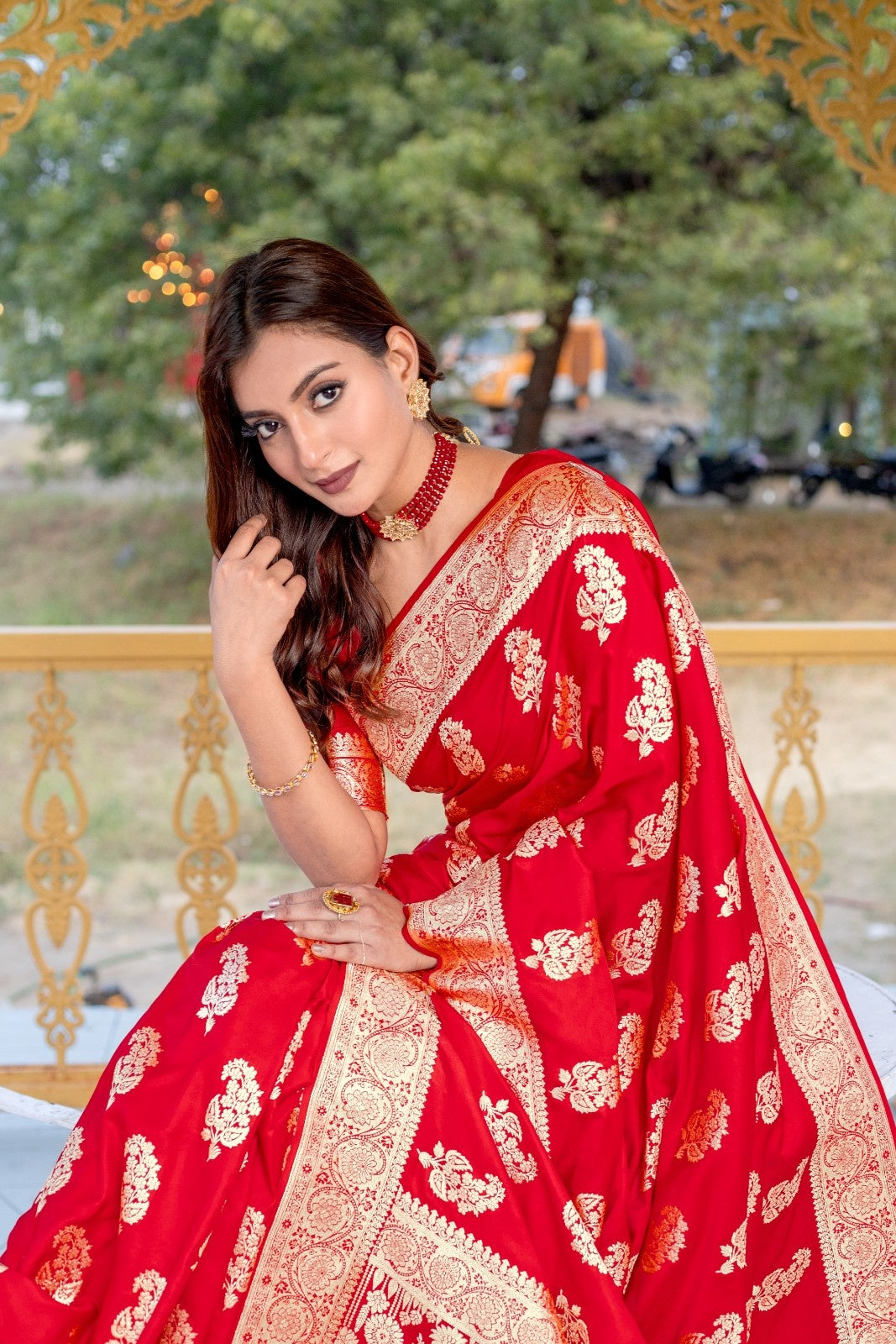 Banarasi Mushro Silk Sarees