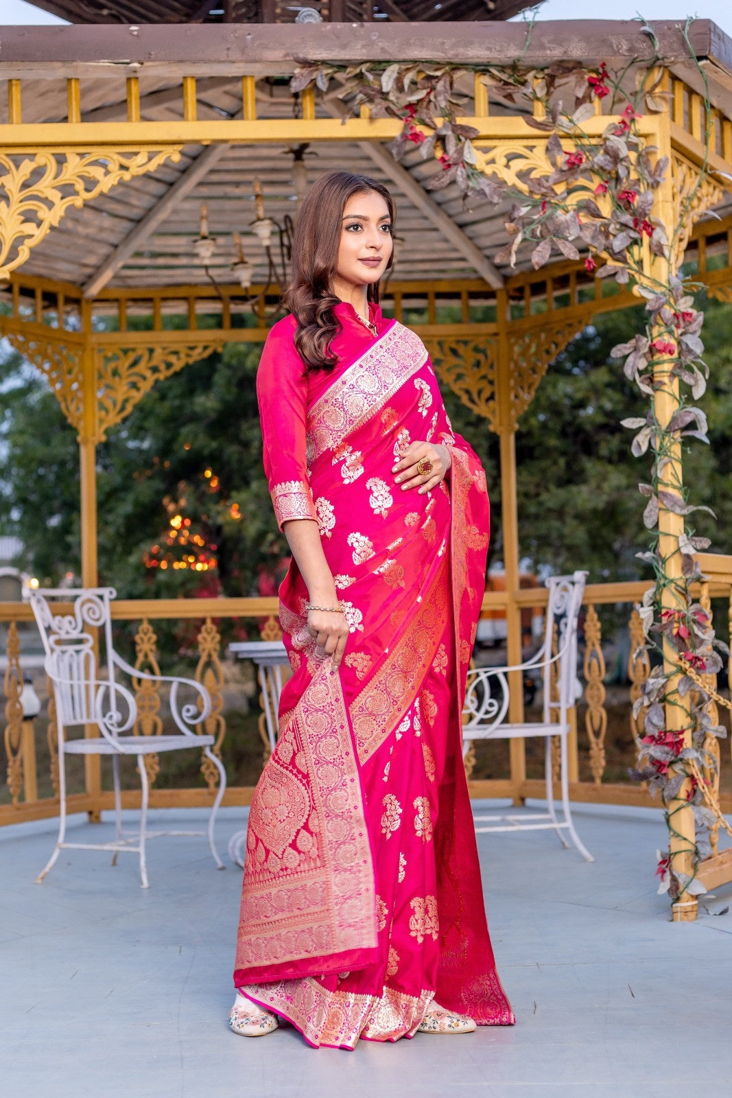 Banarasi Mushro Silk Sarees