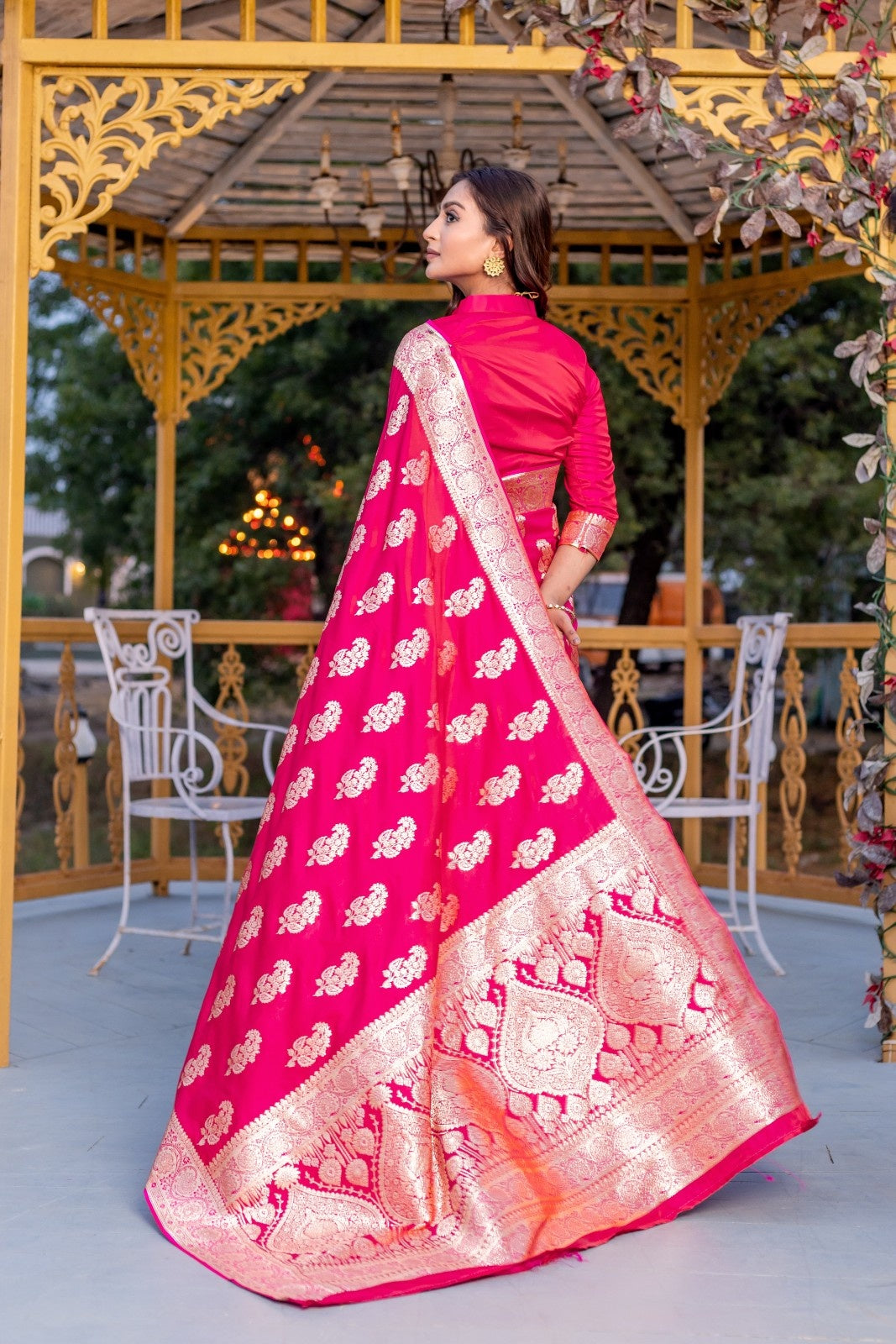Banarasi Mushro Silk Sarees