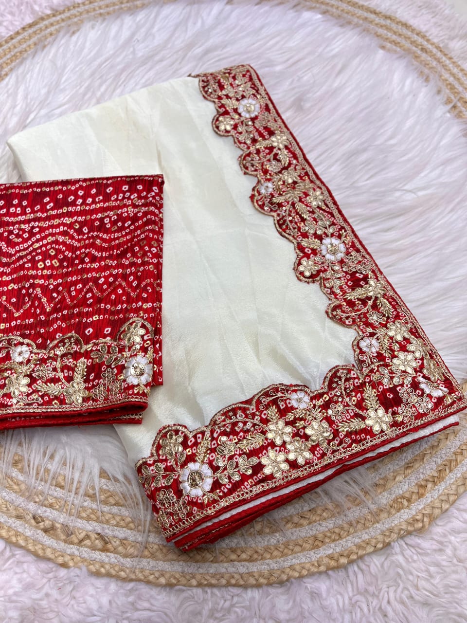 PREMIUM CHINON SILK SAREE