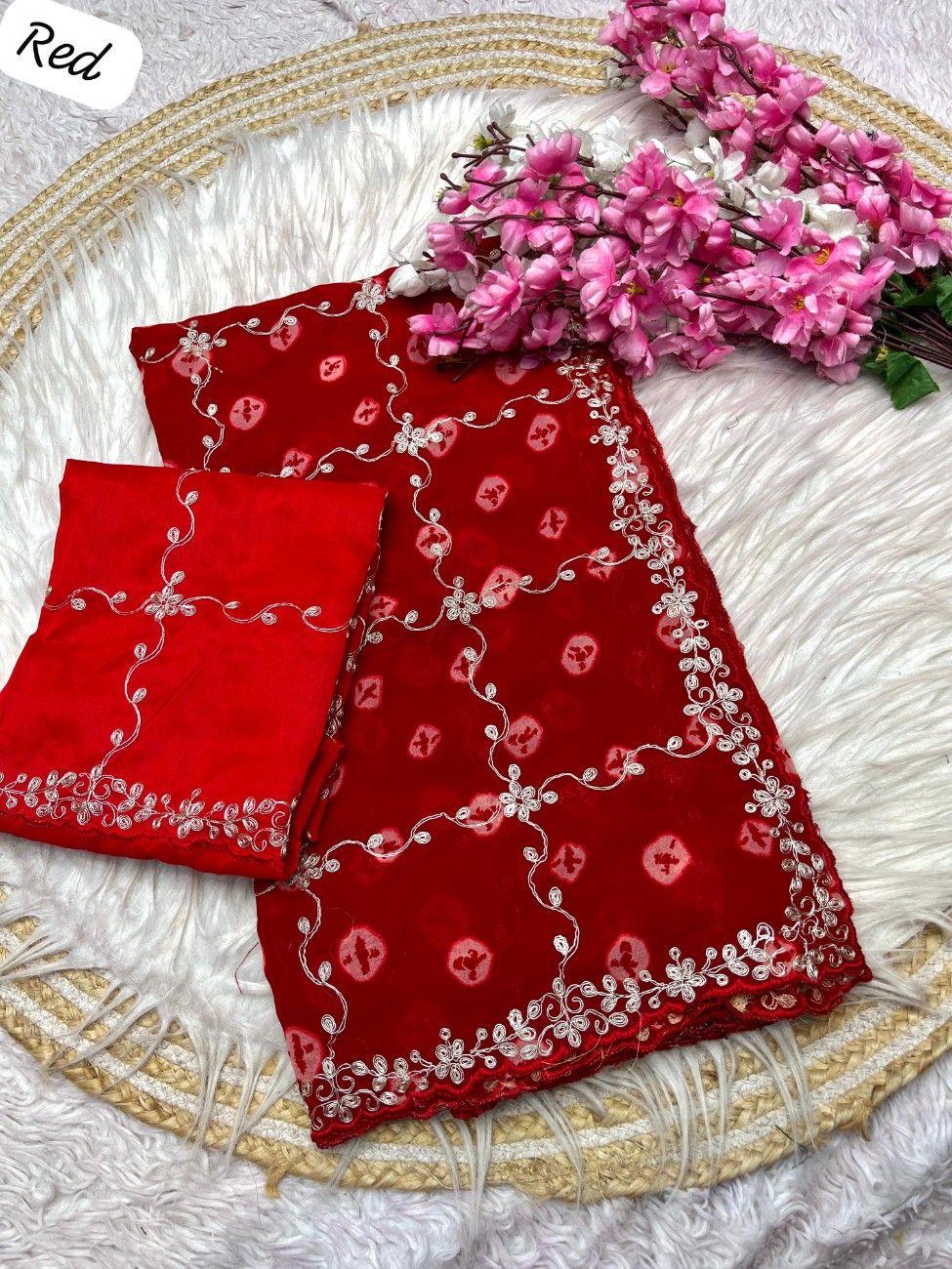Luxurious Georgette with soft and flowy texture