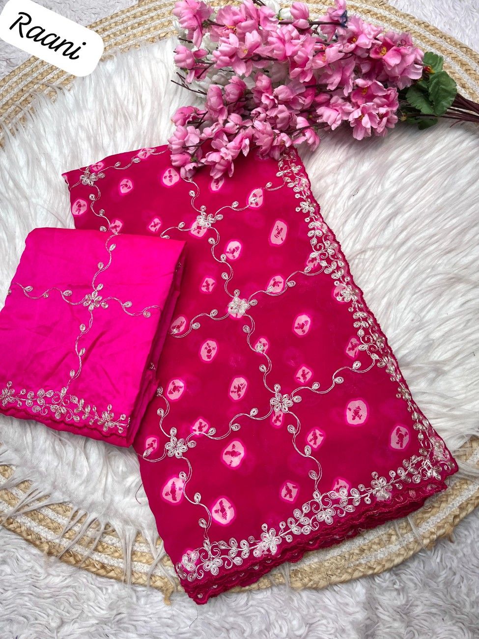 Luxurious Georgette with soft and flowy texture