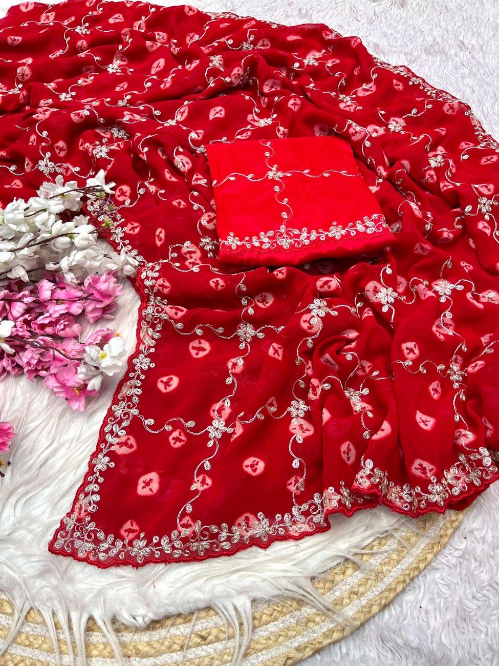 Luxurious Georgette with soft and flowy texture