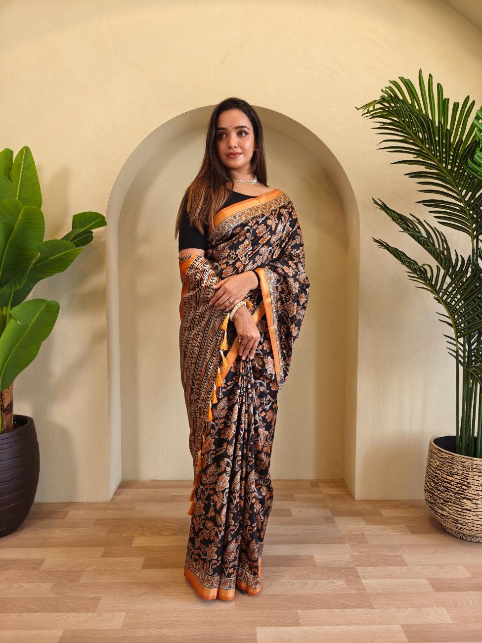 Viscose Dola Silk Saree