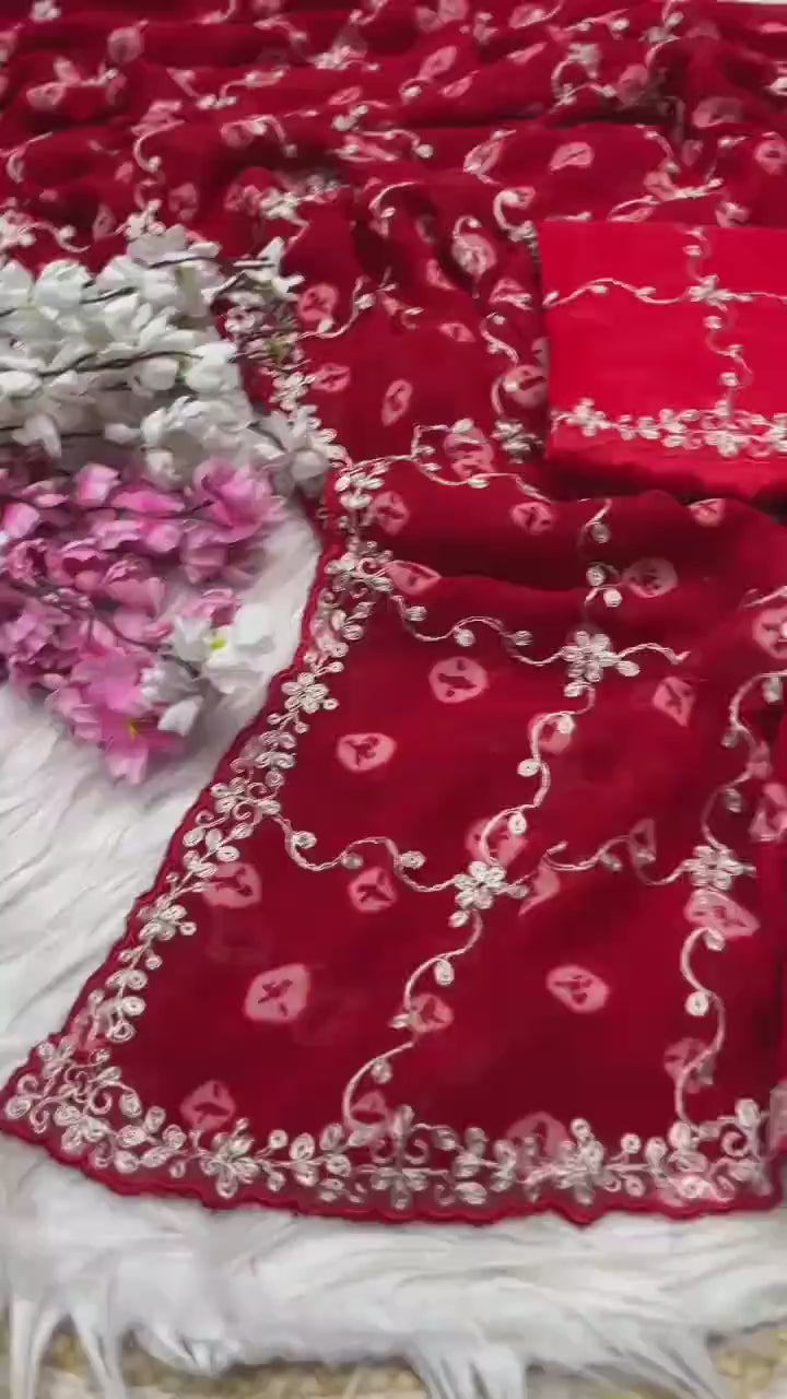 Luxurious Georgette with soft and flowy texture