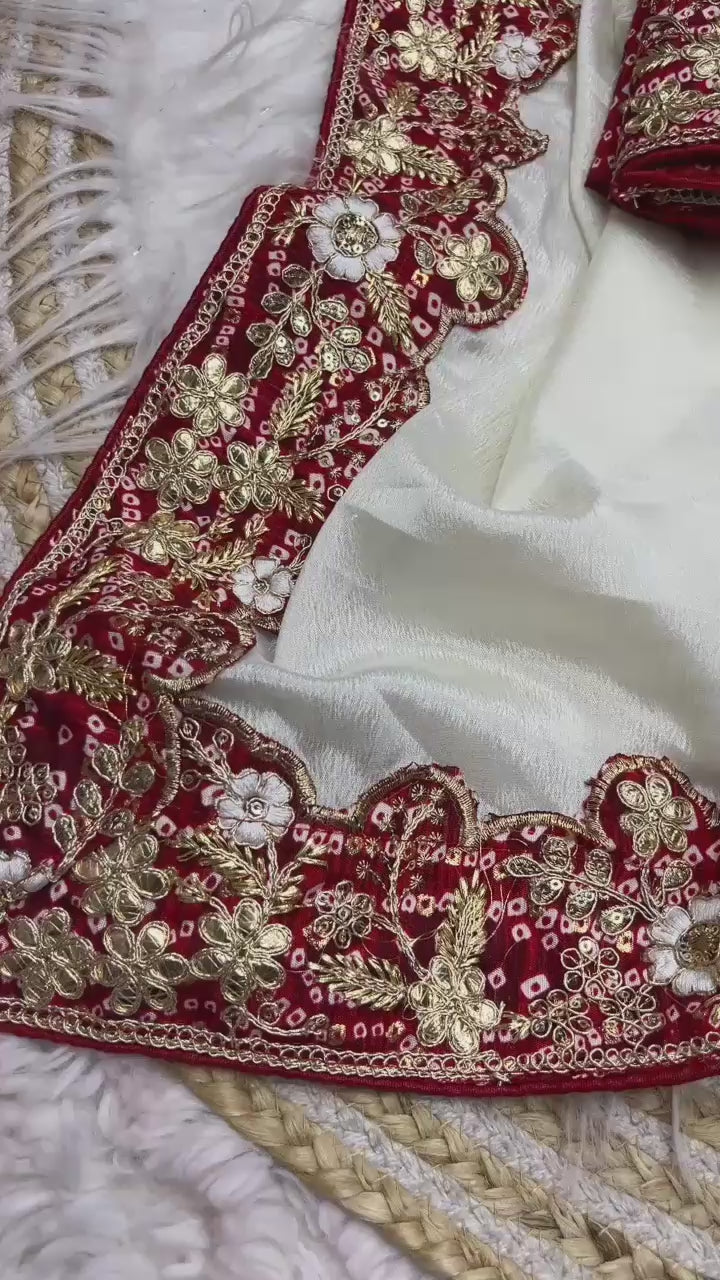 PREMIUM CHINON SILK SAREE